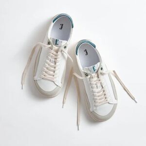 Fleeters Peach Deep Teal Barefoot Sneakers 40